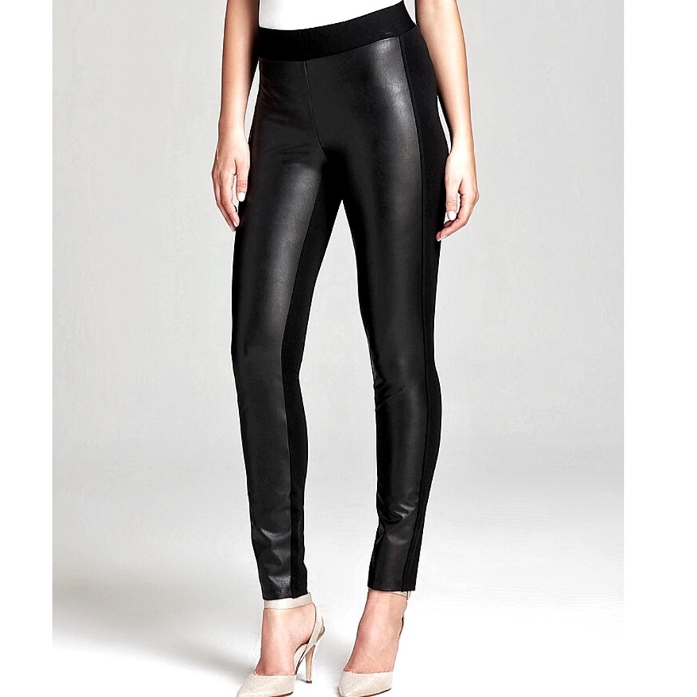 🆕 Harmony + Havoc Faux Leather Panel Leggings